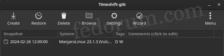 manjaro timeshift not starting fix solution cronie